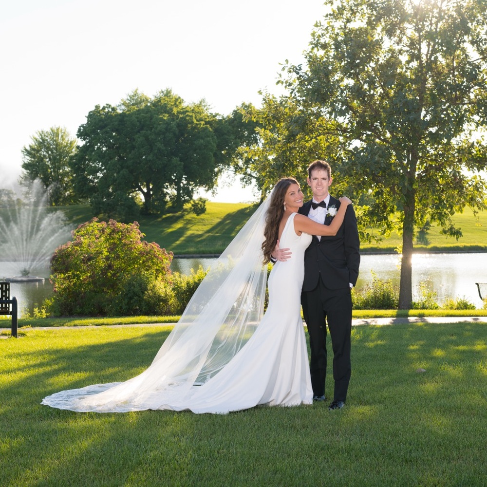 Elegant White Long Veil (gown sold separately)